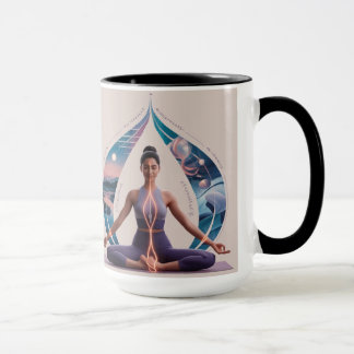 Frieden, Liebe, Yoga" Tasse