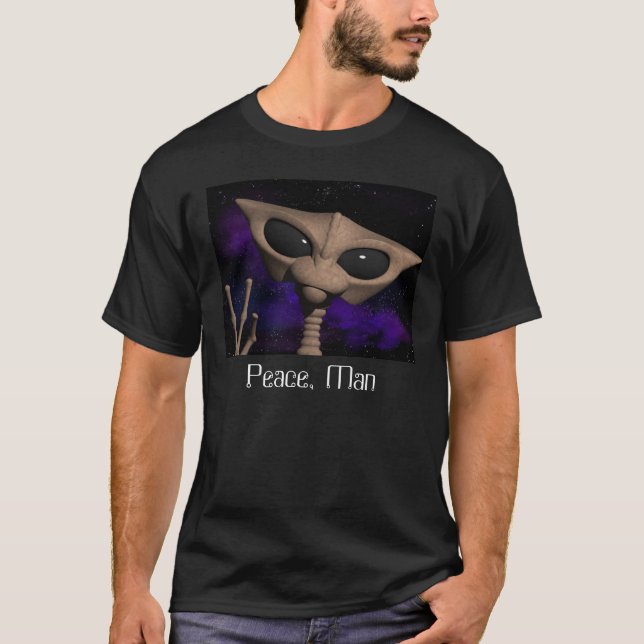 Frieden, Mann T-Shirt (Vorderseite)