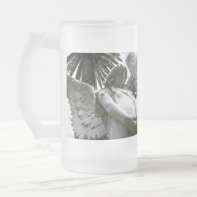 Frieden Mattglas Bierglas (Links)