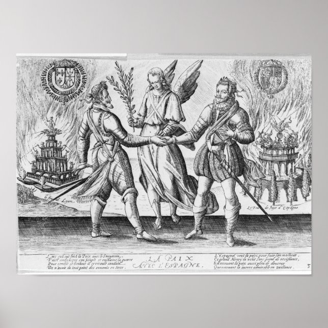 Frieden mit Spanien Poster (Vorne)