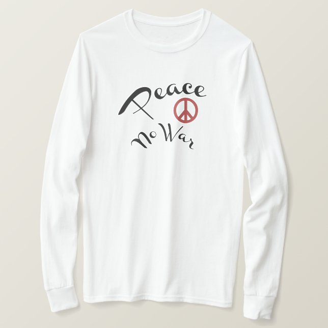 Frieden ohne Krieg T-Shirt (Design vorne)