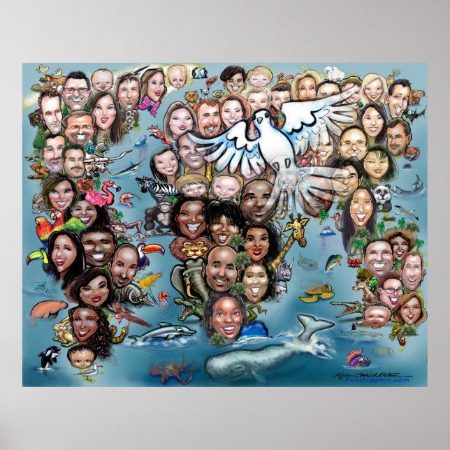 Frieden Poster (Vorne)