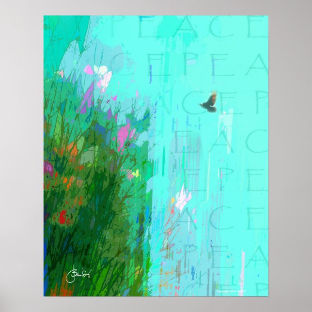 Frieden Poster (Vorne)