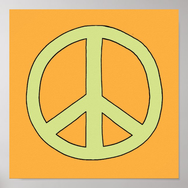 Frieden Poster (Vorne)