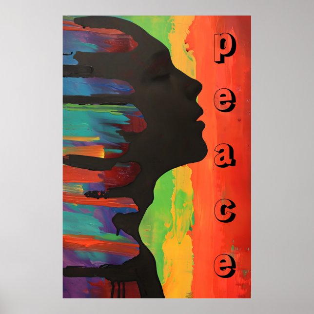 Frieden Poster (Vorne)