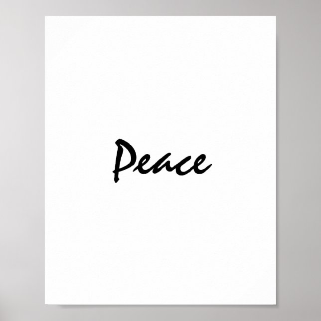 Frieden Poster (Vorne)