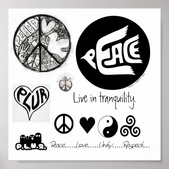 Frieden Poster (Vorne)