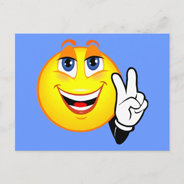 Frieden Postkarte (Vorderseite)