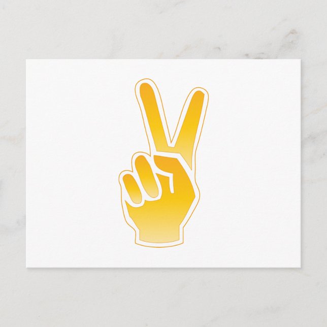 Frieden Postkarte (Vorderseite)