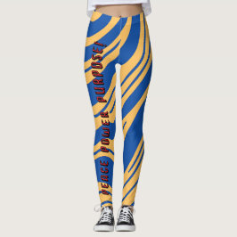 FRIEDEN POWER ZWECK! Leggings
