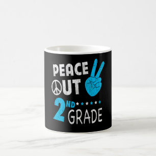 Frieden raus 2. Klasse Rückkehr zur Schule Schüler Kaffeetasse