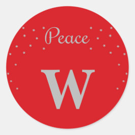 Frieden Runder Aufkleber