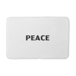 Frieden Schwarz-weiß minimalistisch modern Badematte