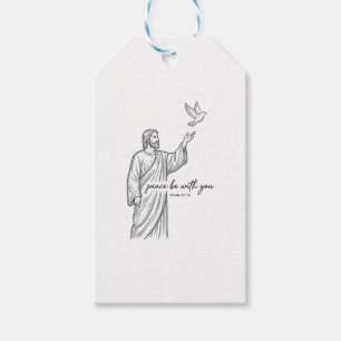 Frieden sei mit dir Taube Christliches Vintage-Shi Geschenkanhänger