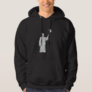 Frieden sei mit dir Taube Christliches Vintage-Shi Hoodie