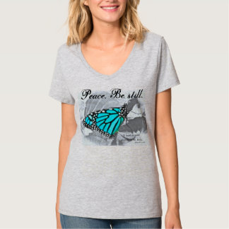 Frieden. Sei noch. Schmetterling-Shirt T-Shirt