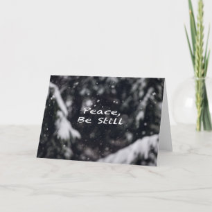 Frieden, sei still — feiertagskarte