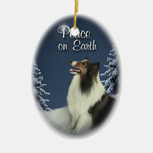 Frieden Sheltie Keramikornament