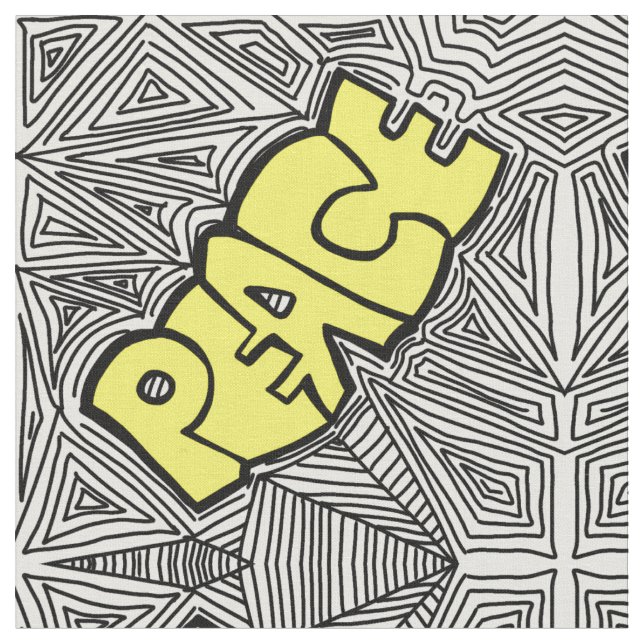 Frieden Stoff (Nahaufnahme)