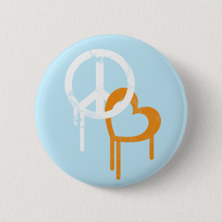 Frieden u. Liebe Button