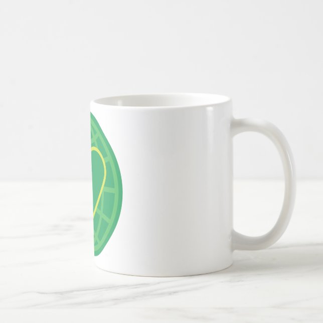 Frieden u. Liebe um die Welt Tasse (Rechts)