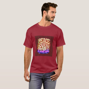 Frieden Über Menschen Luxus-Psychische-Gesundhei T-Shirt