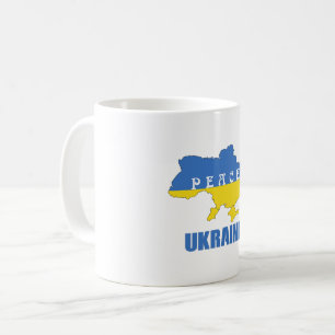 Frieden Ukraine - Unterstütze Frieden & Liebe Kaffeetasse