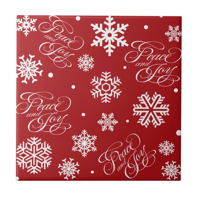 Frieden und Freude Fliese (Vorderseite)