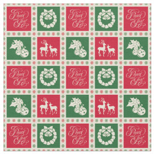 Frieden und Freude Stoff