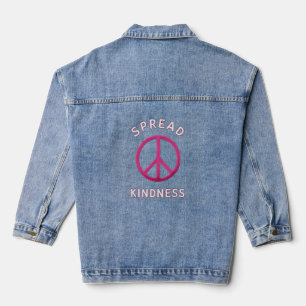 Frieden und Freundlichkeit Jeansjacke