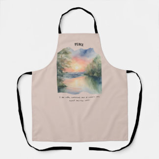 Frieden und friedliche Bekräftigung Schürze