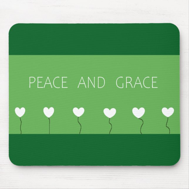 Frieden und Grace Mousepad (Vorne)
