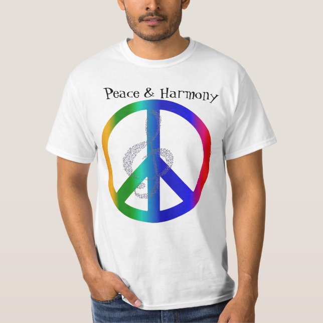 Frieden und Harmonie_ T-Shirt (Vorderseite)