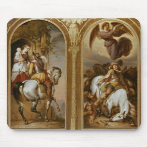 Frieden und Krieg Mousepad