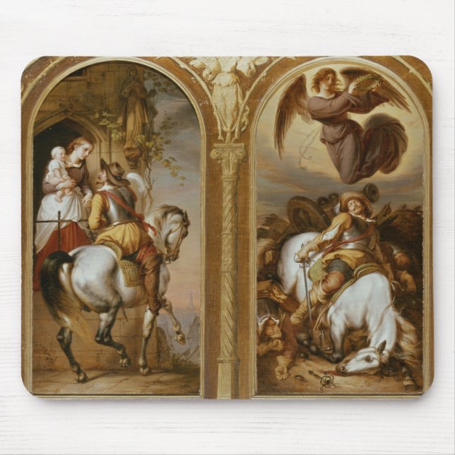 Frieden und Krieg Mousepad (Vorne)