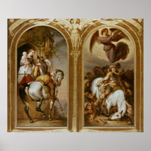 Frieden und Krieg Poster