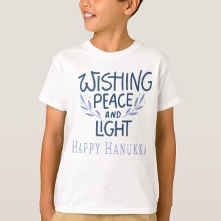 Frieden und Licht wünschen Frohes Chanukka T-Shirt