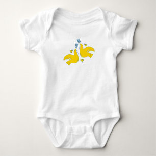 Frieden und Liebe Baby Strampler