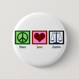 Frieden und Liebe Button