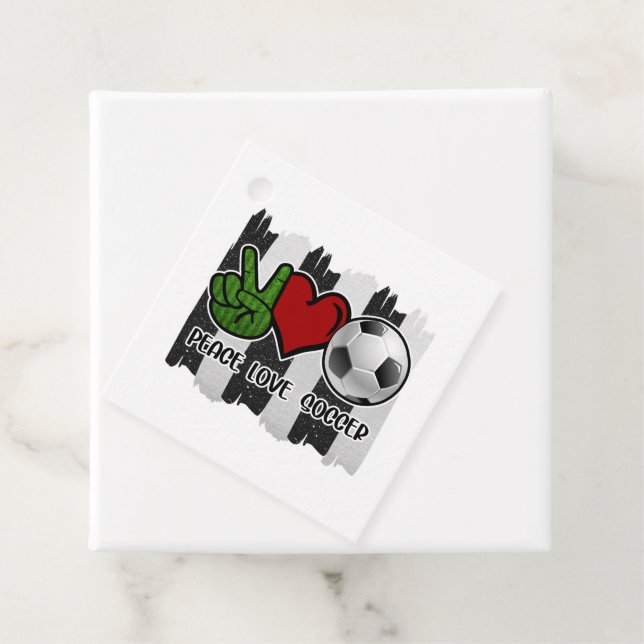 Frieden und Liebe Geschenkanhänger (Beispiel)