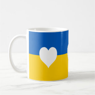 Frieden und Liebe in der Ukraine Kaffeetasse
