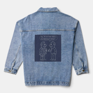 Frieden und Liebe Jeansjacke