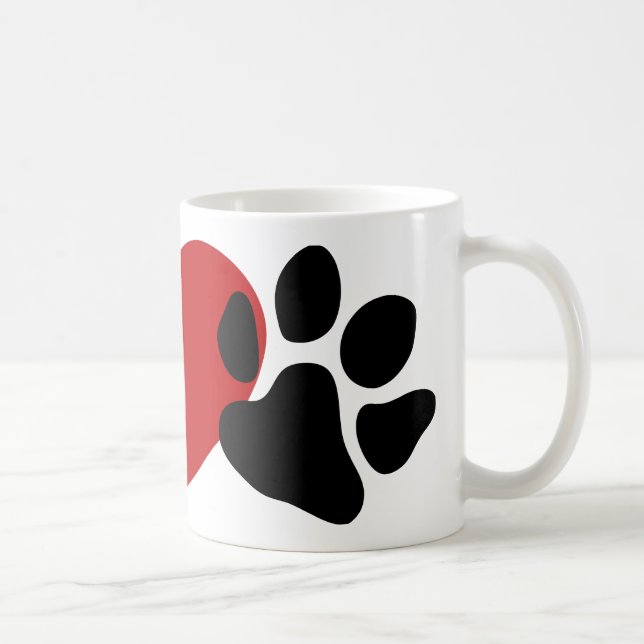 Frieden und Liebe Kaffeetasse (Rechts)