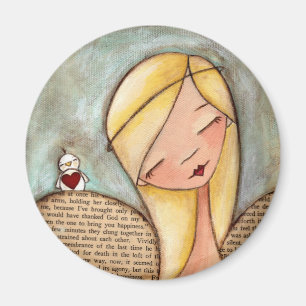 Frieden und Liebe - Magnet