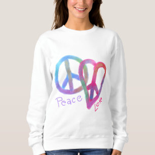 Frieden und Liebe Originelle Abstrakte Kunst zu tr Sweatshirt