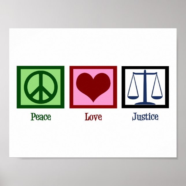 Frieden und Liebe Poster (Vorne)