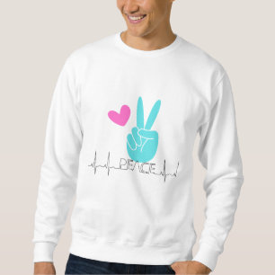 Frieden und Liebe Sweatshirt