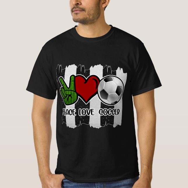 Frieden und Liebe T-Shirt (Vorderseite)
