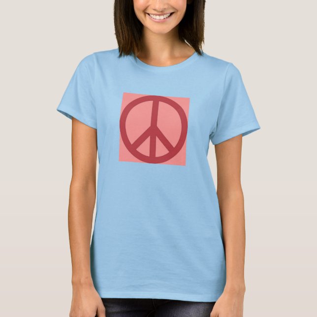Frieden und Liebe T-Shirt (Vorderseite)