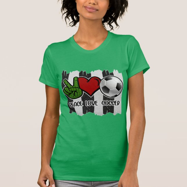 Frieden und Liebe T-Shirt (Vorderseite)